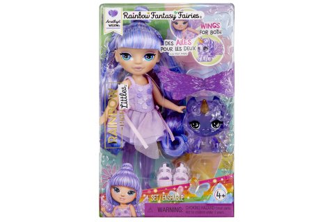 Rainbow High Malá sestřička víla - Amethyst (Purple) TV