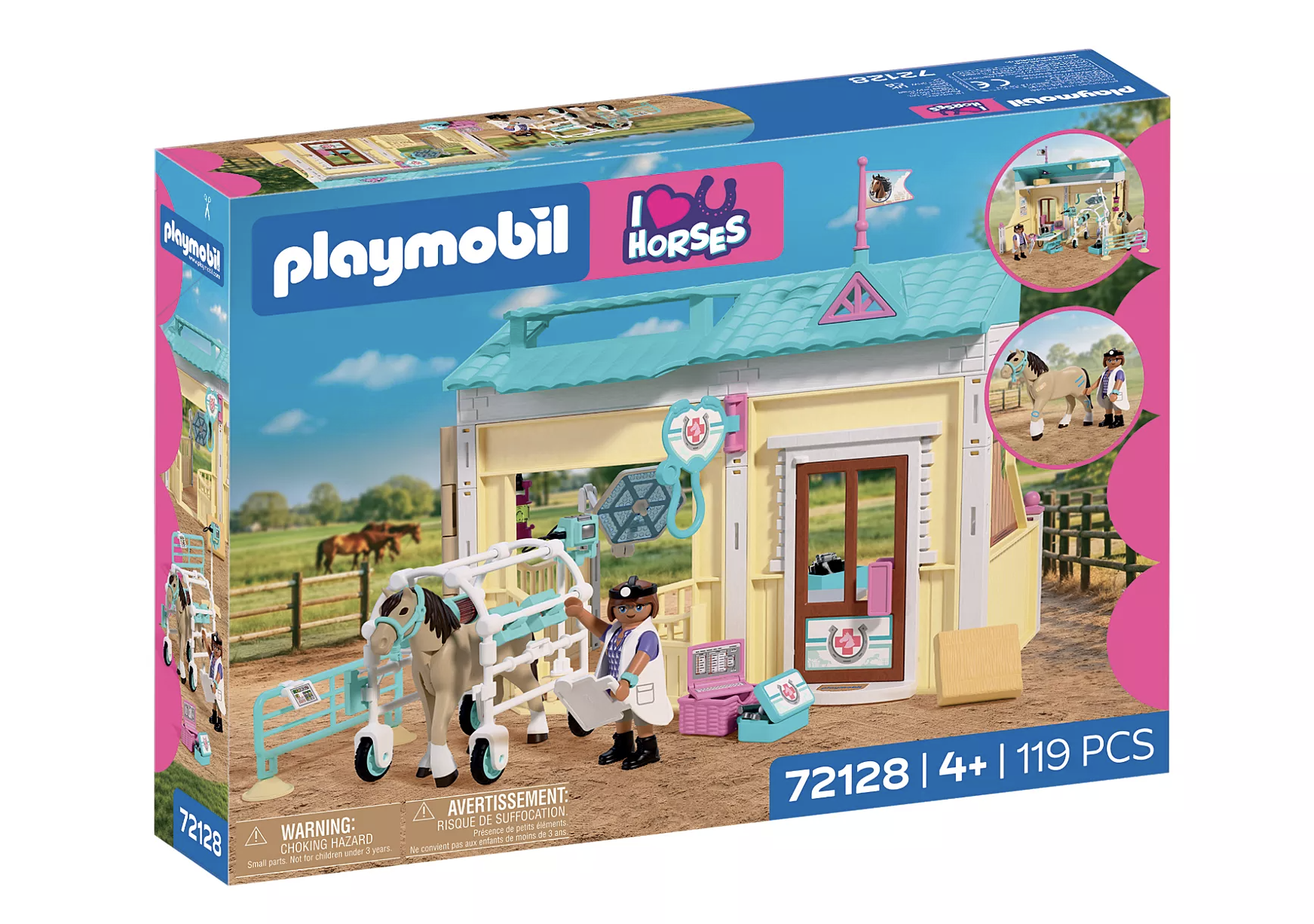 Playmobil 72128 veterinární klinika