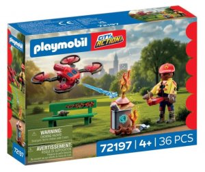 Playmobil 72197 Hasičský hasicí dron
