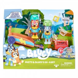Tm Toys Moose Figurky Bluey Go-kart se 2 figurkami pejsků