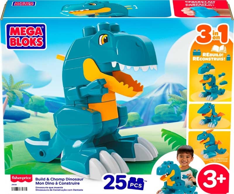 Mega Bloks Stavebnice dinosaurus 3v1