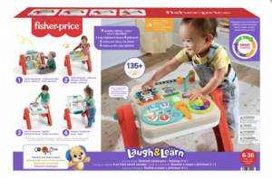 Fisher-Price Vzdělávací stolek vícebarevný, plastový, se zvuky JGW88