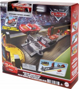 Mattel Disney Pixar Cars Hrací Set Lightning Mcqueen Piston Cup Launching