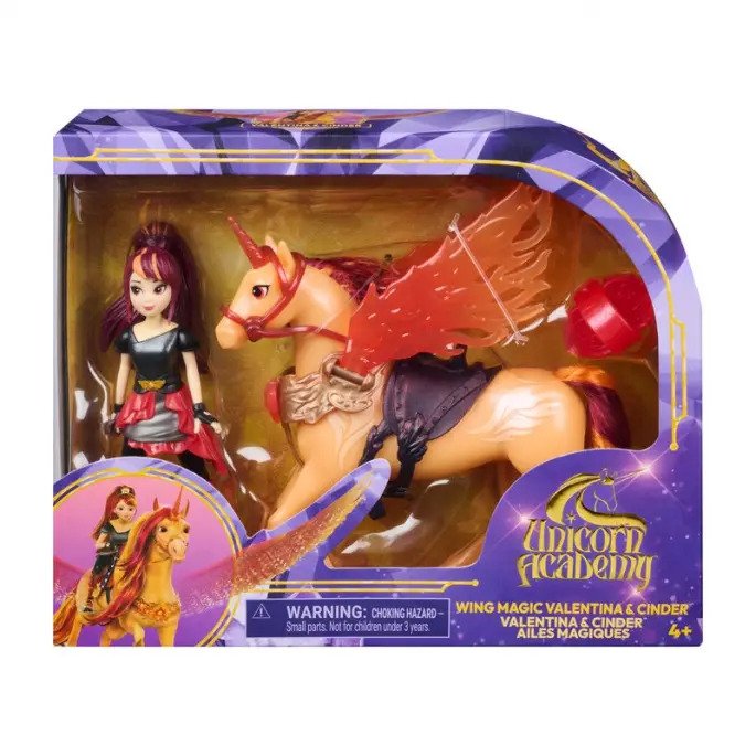 Unicorn Academy Kúzelné krídla Cinder & Valentina 11 cm