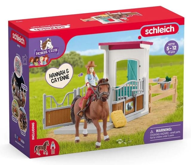 Schleich 42710 Stáj pro koně Hannah & Cayenne