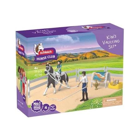 Schleich 42799 Horse Club – Súprava na voltíž s Kim