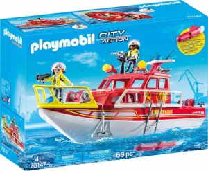 Playmobil 70147 Záchranný hasičský člun s motorem