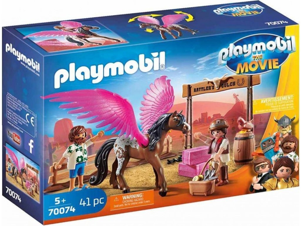 Playmobil 70074 THE MOVIE Maria, Del a kôň s krídlami