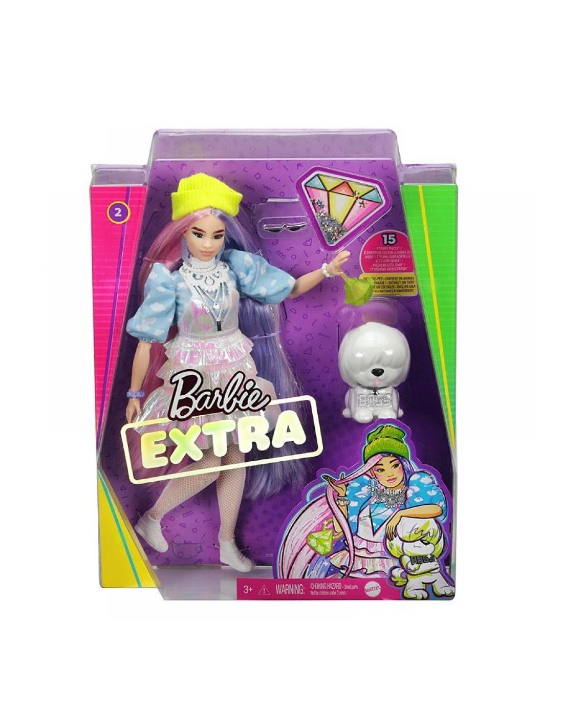 Barbie extra v čepici