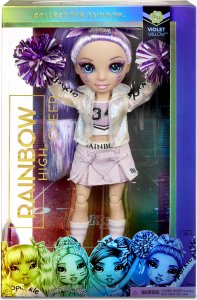 MGA Rainbow High Cheer Doll panenka Violet Willow