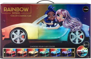 MGA Rainbow High Auto měnící barvy 8 barev