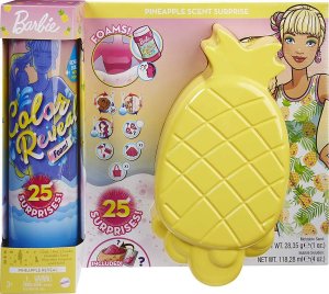 Barbie Color Reveal Panenka Pěna plná zábavy Ananasová