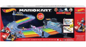 Hot Wheels Mario Kart Duhová závodní dráha se světly a zvuky GXX41