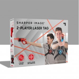Sharper Image 2 zbraně a Elektronický laserový štít  Laser Tag 2 Player Set