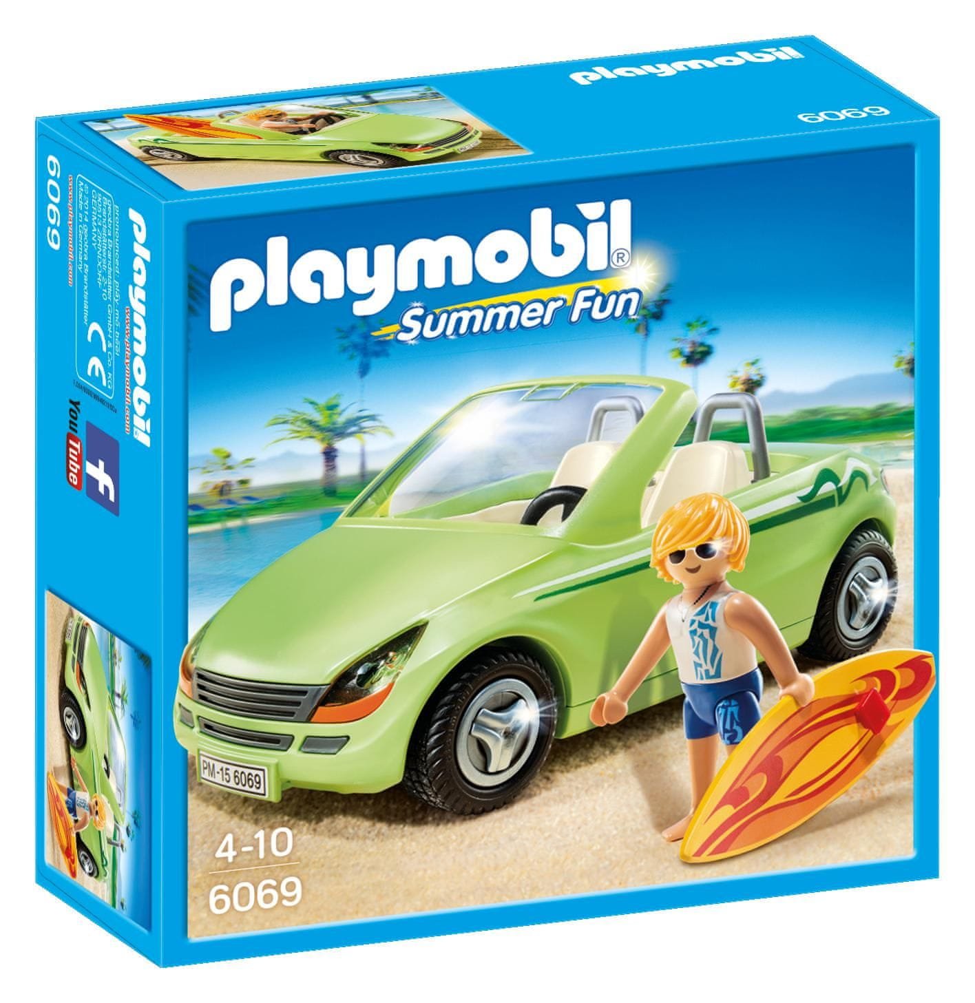 Playmobil 6069 Roadster und Surfbrett
