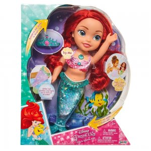 Panenka Disney Princess Zpívající a Třpytková Ariel