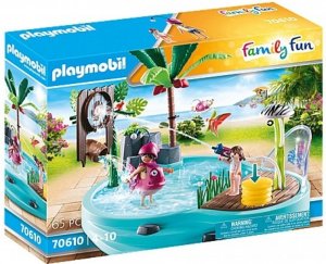PLAYMOBIL 70610 Family Fun zábavný bazén s rozprašovačem vody