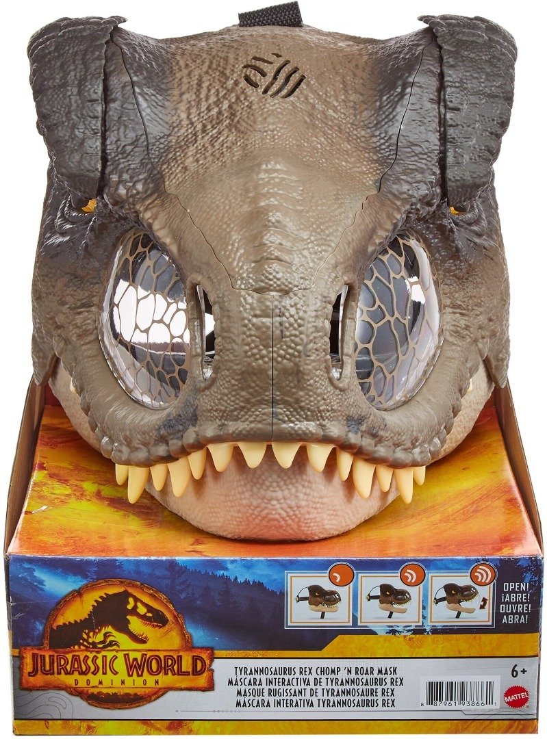 Mattel Jurský svět Elektronická maska Tyrannosaurus REX Dominion