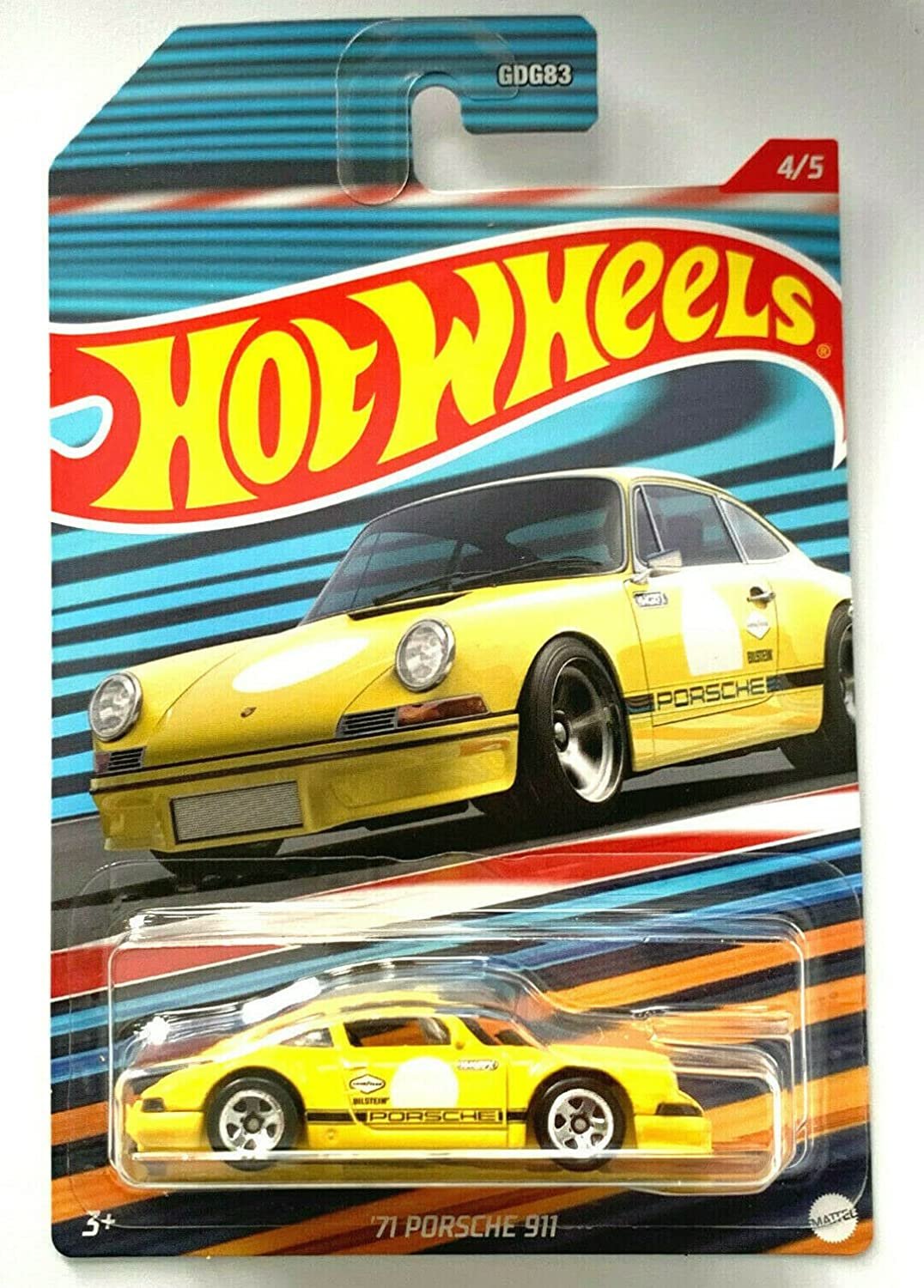 Mattel Hot Wheels Tematické auto závodní okruh 71 PORSCHE 911
