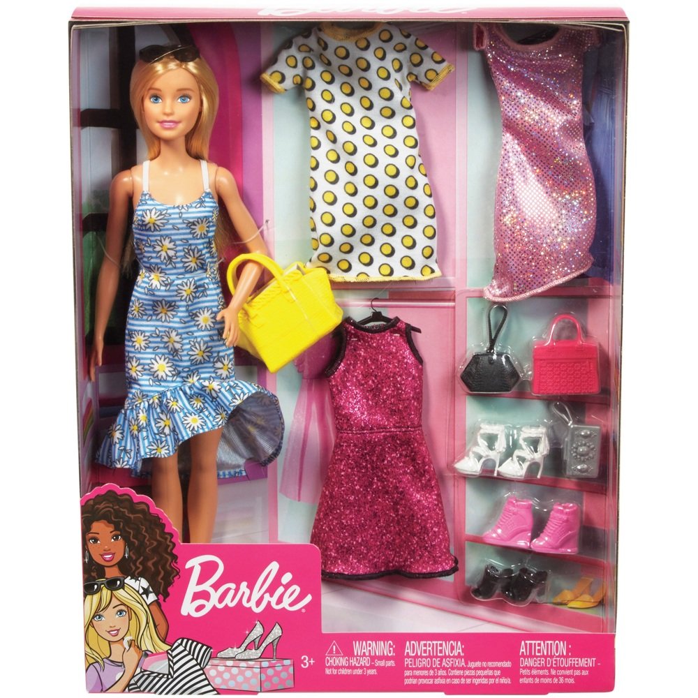 Mattel Barbie Sada šatů a doplňků pro Barbie