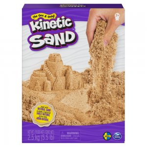Kinetic Sand 5 kg hnědého tekutého písku
