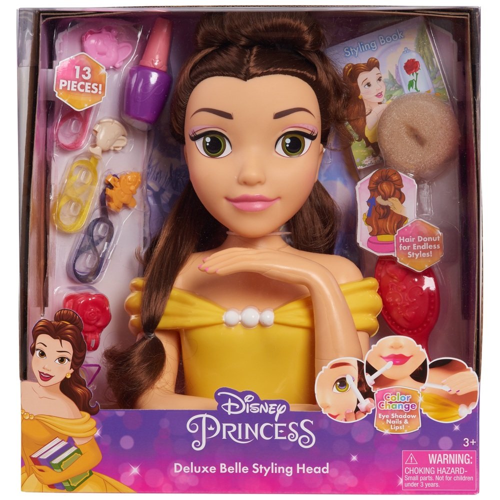 Just Play česací hlava Disney Princess Bella