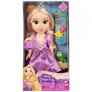 Jakks Disney Spievajúci princezná Rapunzel Locika so zvukmi s Pascalom
