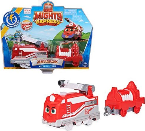 Spin Master Mighty Express Rescue Red Hasič Motorized train