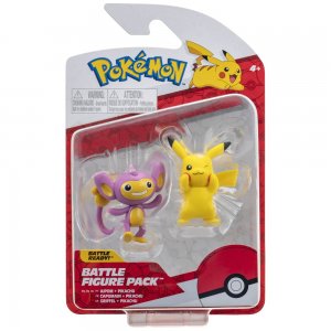 Jazwares Pokémon 2-dielny set Pikachu & Aipom 5 cm