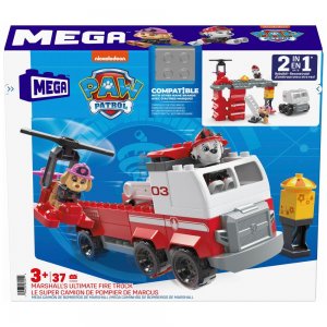 Mega Bloks Auto PAW Patrol Marshallův ultimátní hasičský vůz s figurkami