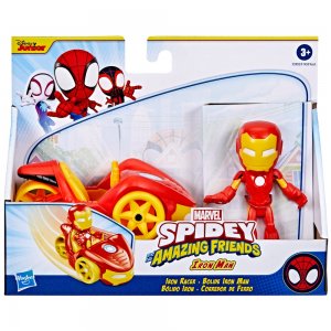 Hasbro Marvel Spidey – Iron Man a vozidlo