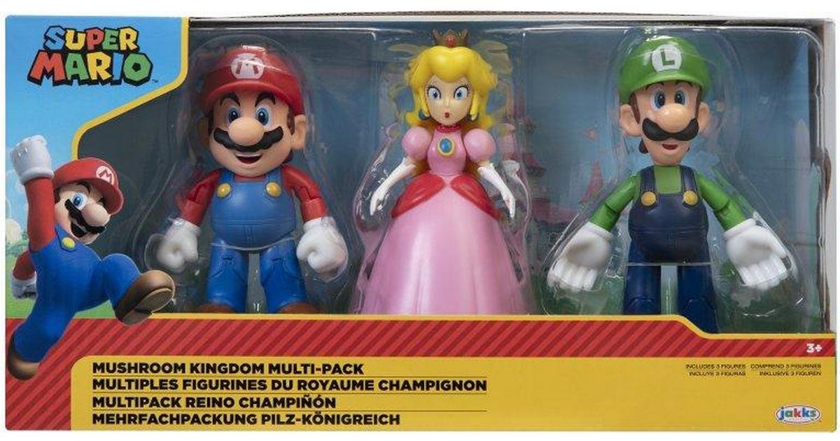 Jakks Nintendo Super Mario houbové království Multi Pack 3 figurky