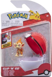 Pokémon Clip and Go Pokéball – Chimchar-Figur