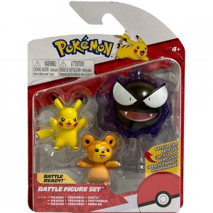 BOTI Pokémon akčný Pikachu Gastly Teddiursa 5-8 cm