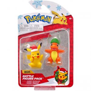 Jazwares Pokémon akčné Pikachu a Chikorita 5 cm