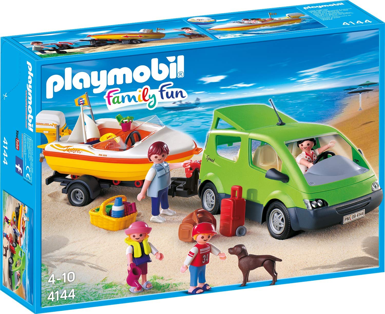 Playmobil 4144 Rodinný van s lodí