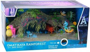 McFarlane Toys Avatar The Way of Water Omatikaya rainforest with Jake Sully