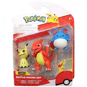 Jazwares Pokémon 3pack akčné figúrky Treecko Mimikyu a Absol 5 8 cm