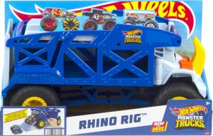 Mattel Hot Wheels Monster trucks nosorožčí přeprava trucků HFB13