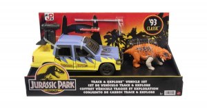Mattel Jurassic World Průzkumné auto v džungli