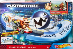 Mattel Hot Wheels Mariokart Chain Chomp Track Set