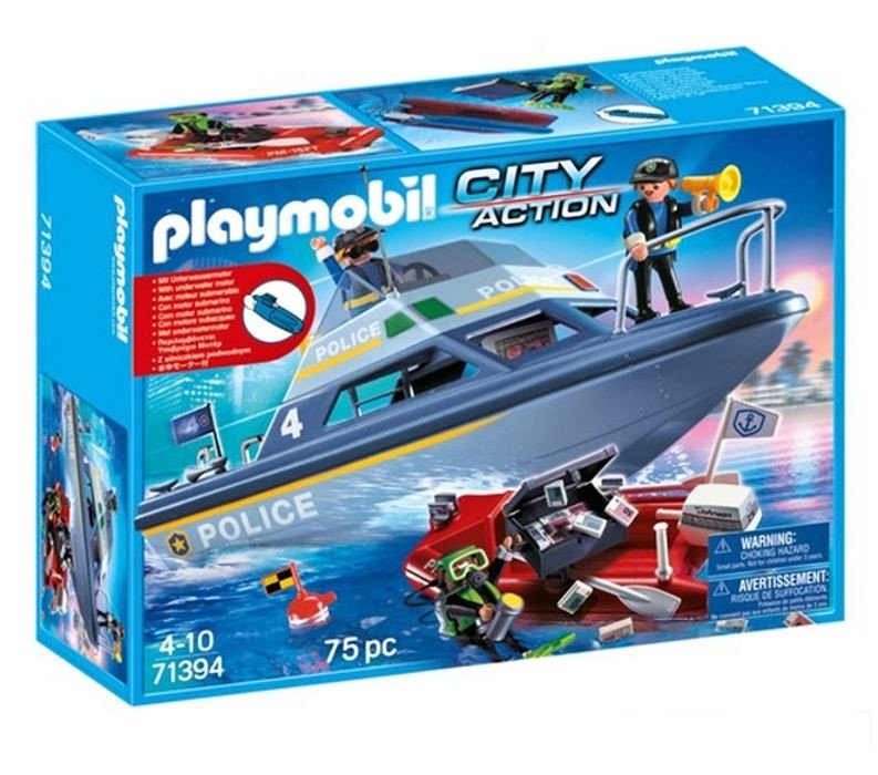 Playmobil 71394 Policajný člun