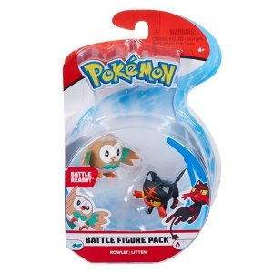 Jazwares Pokémon Battle pack akční figurka Rowlet a Litten