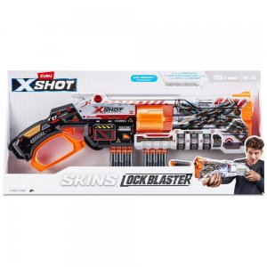 ZURU X-Shot Skins Lock Blaster Puška s 16 náboji